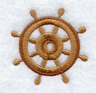 Ship's Wheel (Sailboat Quilt Corner) - Lg
