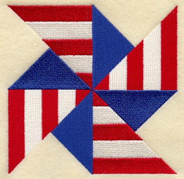 Pinwheel Quilt Block - Lg