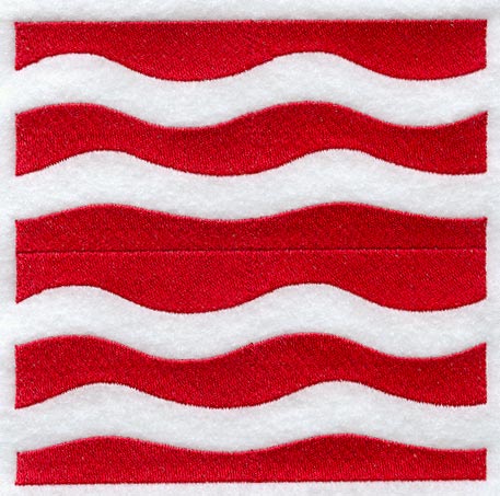 Waving Stripes Quilt Block - 4 Block Lg