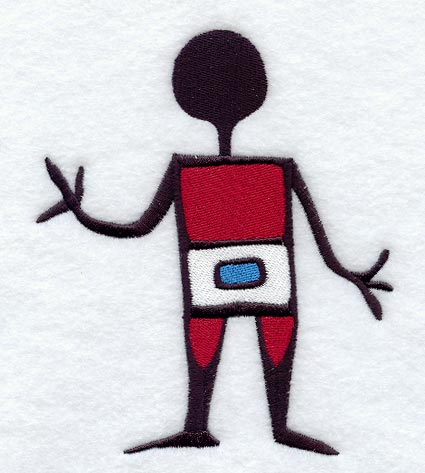 Creation Man Quilt Block - Lg