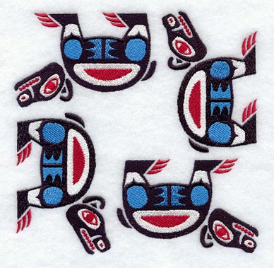 Creation Bear Quilt Block - 4 Block Lg