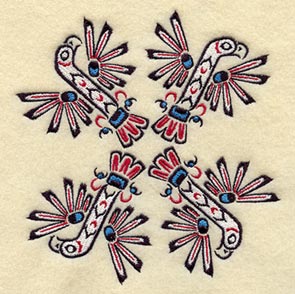 Creation Eagle Quilt Block - 4 Block Lg