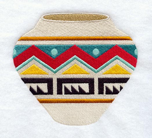 Pottery Quilt Block 1 - Lg