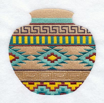 Pottery Quilt Block 3 - Lg