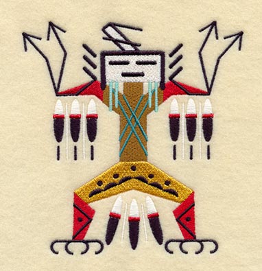 Yei Quilt Block 1 - Lg