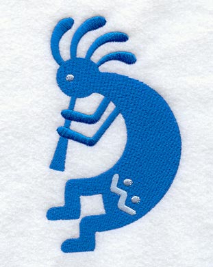 Kokopelli Quilt Block - Lg