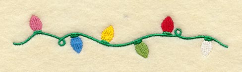 Christmas Lights Border - Lg