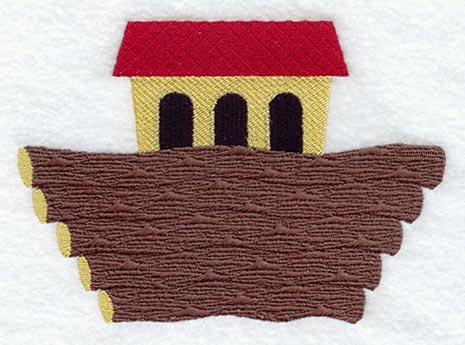 Northwoods Noah's Ark Quilt Block - Lg