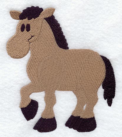 Nativity Donkey Quilt Block - Lg