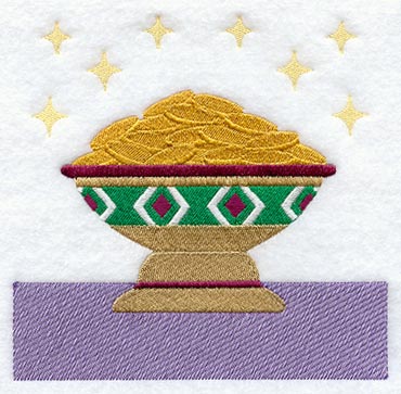 Nativity Gift 2 Quilt Block - Lg