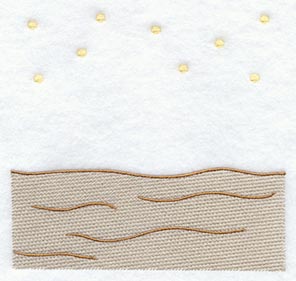 Nativity Bethlehem Quilt Block 1 - Lg