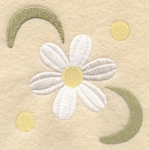 Heirloom Daisy Quilt Corner - Lg