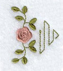 Heirloom Rose Triangle - Right