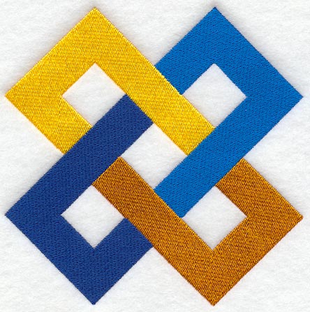 Friendship Chain Quilt Block - Lg