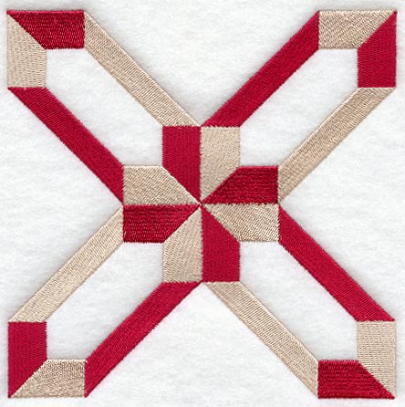 Friendship Cross Quilt Block - Lg