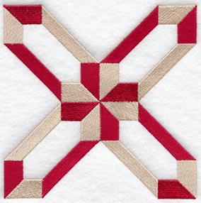 Friendship Cross Quilt Block - Lg