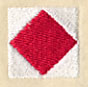 Nautical Flag F - 1 Inch