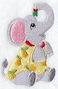 Ellie Elephant in Pajamas