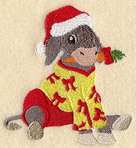 Davey Donkey in Pajamas