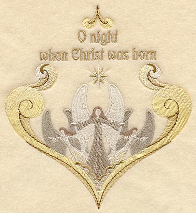 O Holy Night Christmas Carol Diamond