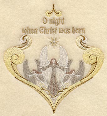 O Holy Night Christmas Carol Diamond