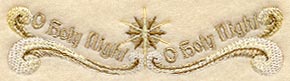 O Holy Night Christmas Carol Border