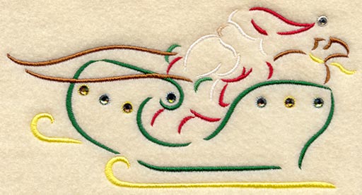 Santa's Speedy Sleigh (Crystals)