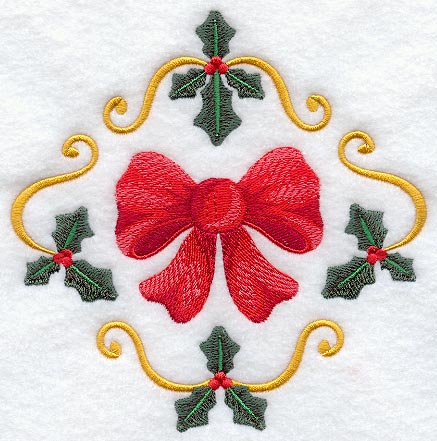 Holly Bow Diamond