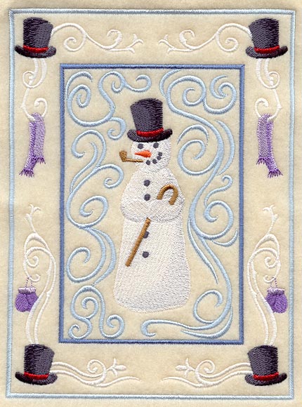 Victorian Christmas Snowman