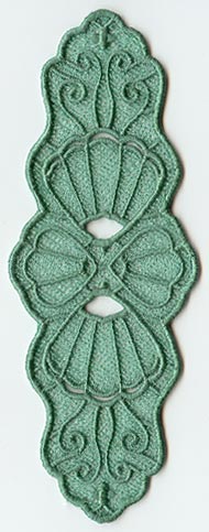 August Seashell Bookmark (Lace)
