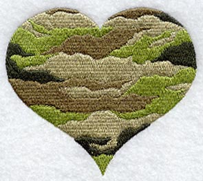 Jungle Camouflage Heart