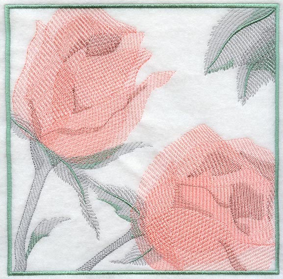 Rose Soft Shadow Square