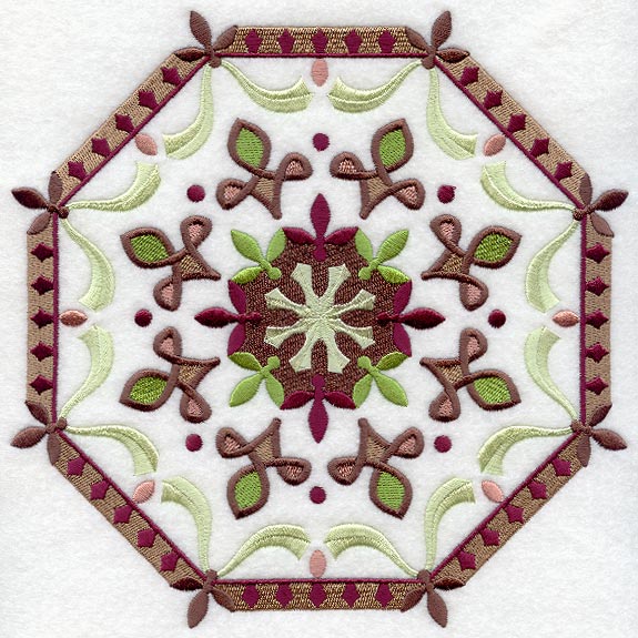 Geometric Kaleidoscope Octagon