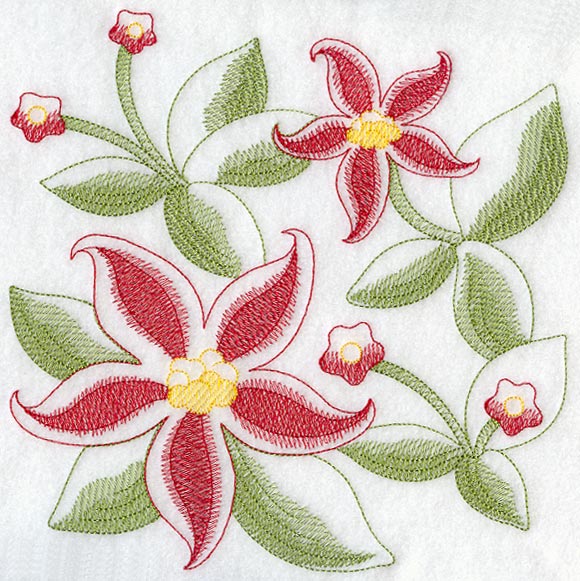 Sheer Floral Bouquet (Leather)