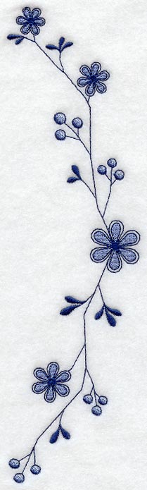 Blue Willow Spray 1 (Mirror)