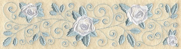 Roses and Vines Bridal Border