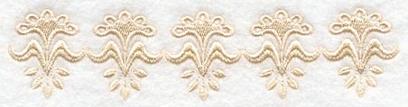 Blushing Blossoms Border