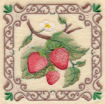 Strawberry Fruit Tile