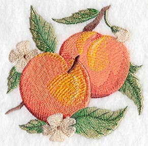 Peach Fruit Accent
