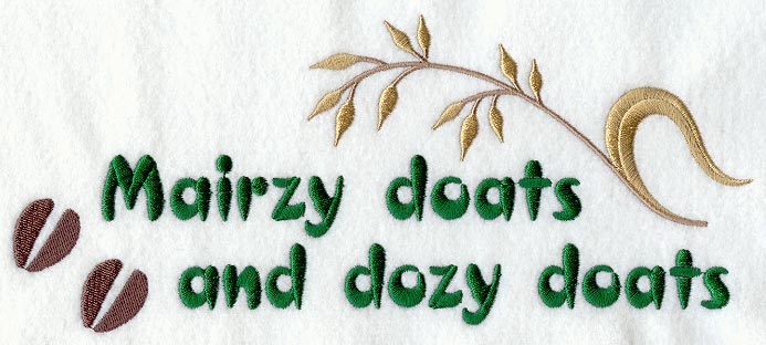 Mairzy Doats and Dozy Doats Lyrics