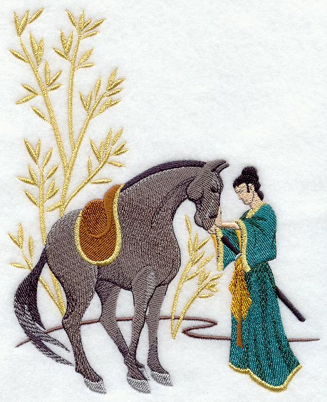 Horse and Master Scene