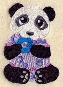 Baby Panda in Pajamas