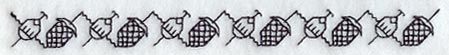 Tudor Border (Blackwork)