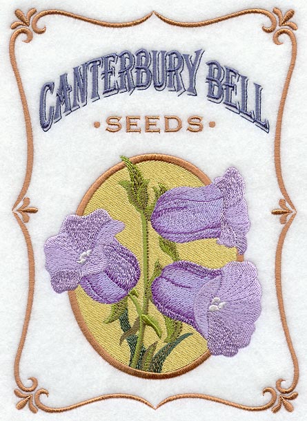 Canterbury Bells Seed Packet