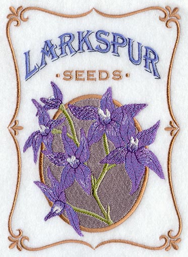 Larkspur Seed Packet