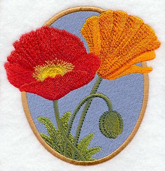 Poppy Oval