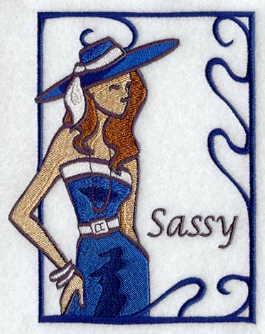 Glamour Girl Ava - with Frame