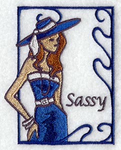 Glamour Girl Ava - with Frame