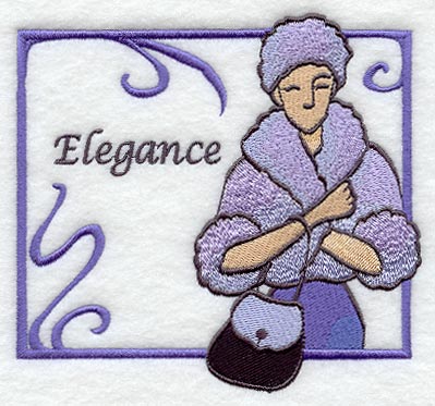 Glamour Girl Lana - with Frame