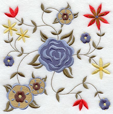 German Folk Art Square